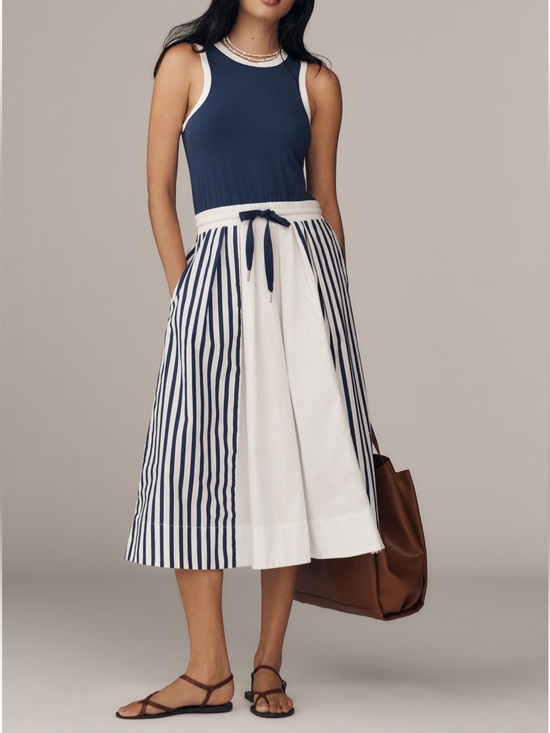 Anthropologie Dresses & Skirts - NWT - Daily Practice Drawstring Twofer
Midi Dress